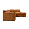 Rusto Corner Group Sofa Bed RHF Rust
